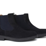 Stivaletto beatles in camoscio blu e fondo in gomma 9154CTPHSB 523 ROSSI 