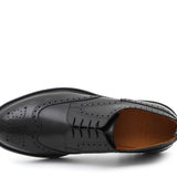 Derby stile inglese in vitello spazzolato nero con fondo in gomma 8103GCALNE 35 ROSSI 
