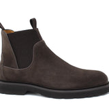 Stivaletto modello beatles in suede testa di moro  con fondo in gomma leggera 1281PCHSMO 173 ROSSI 