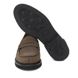 College donna in camoscio color fango e fondo in gomma leggera D201GCRIV 28 ROSSI 