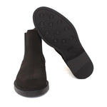 Stivaletto beatles in camoscio rasato testa di moro e fondo in gomma 154PRCRIM 435 ROSSI 