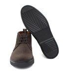 Polacchino stringato in camoscio ingrassato testa di moro e fondo gomma leggera 1250PHSMO 957 ROSSI 