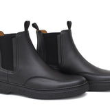 Stivaletto con elastico in vitello naturale nero e fondo in gomma leggera 1236PVN 1112 ROSSI 