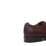 Derby in vitello naturale color marrone sfumato e fondo in gomma cucito blake 6403GDIXC 18 ROSSI 
