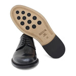 Derby liscio in vitello spazzolato verde bottiglia con fondo cuoio antiscivolo 6403CTBOT 171 ROSSI 