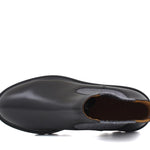 Stivaletto beatles in vitello nero e fondo in gomma leggera 9154CTPBN 1082 ROSSI 