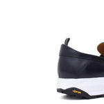 Mocassino sportivo in vitello spazzolato blu con fondo vibram leggero 277CB 20 ROSSI 