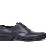 Francesina in vitello spazzolato blu scuro con fondo in cuoio 221TIMBLU 605 ROSSI 