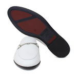 Sabout in nappa bianco con fondo in cuoio antiscivolo 7829PBIA 1139 ROSSI 