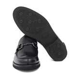 Mocassino College stile inglese in vitello spazzolato blu e fondo in gomma leggera 9150CALB 37 ROSSI 