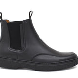 Stivaletto con elastico in vitello naturale nero e fondo in gomma leggera 1236PVN 1112 ROSSI 