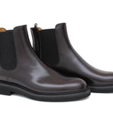 Beatles donna in vitello spazzolato bordò con fondo in gomma leggera D220PCALBOR 8 ROSSI 