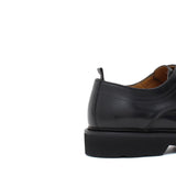 Derby in vitello spazzolato nero con fondo in gomma leggera 1279CALNE 297 ROSSI 