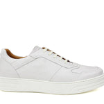 Sneakers in vitello naturale bianco antik e fondo in gomma leggera 1245CVAPAN 1066 ROSSI 