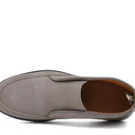 Polacchino con elastico centrale in camoscio ingrassato color roccia e fondo in  gomma leggera 1602PCHSCLO 1042 ROSSI 