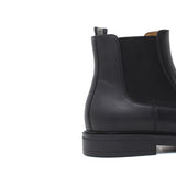 Stivaletto beatles in vitello a fiore  nero e fondo in gomma 154PRBNE 372 ROSSI 
