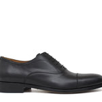Francesina  con puntalino in vitellino morbido color nero con fondo cuoio antiscivolo cucito blake 214LSN 251  UN ROSSI 