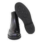 Beatles donna stile inglese in vitello spazzolato nero e fondo in gomma leggera D217PCNE 18 ROSSI 