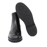 Beatles donna stile inglese in vitello spazzolato nero e fondo in gomma leggera D217PCNE 18 ROSSI 