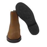 Beatles donna in camoscio rasato color bruciato con fondo in gomma leggera D220PCRIBRU 26 ROSSI 