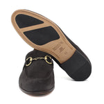 Mocassino con accessorio lavorazione sacchetto intero in camoscio t. moro e fondo cuoio con inserto cucito 8690CFPE 1041 ROSSI 