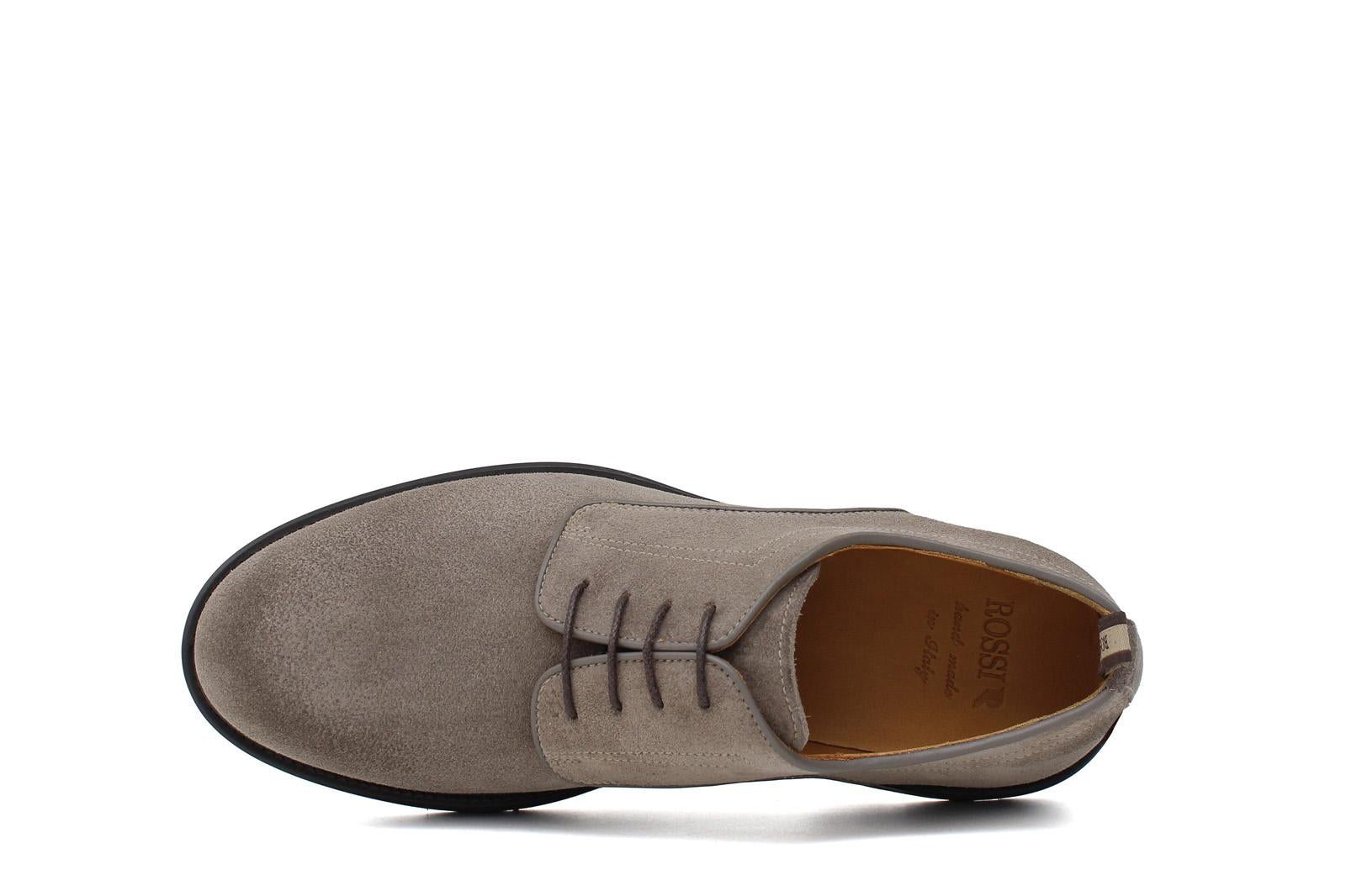 Derby in suede color sabbia  con fondo in gomma leggera 1279CHSBIS 299 ROSSI 