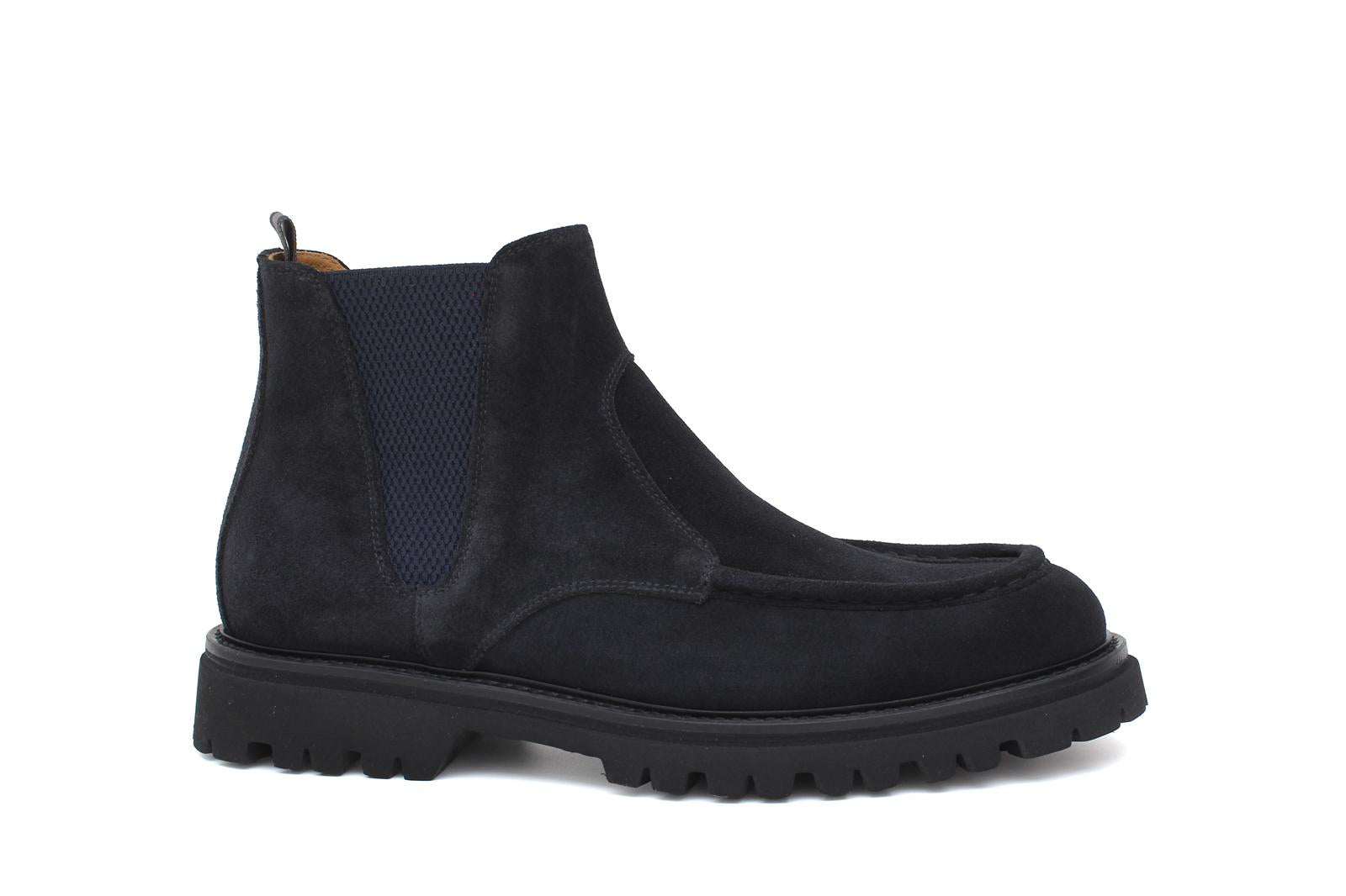 Stivaletto modello beatles in camoscio blu e fondo in gomma leggera 881PHSSBLU 92 ROSSI 