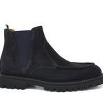 Stivaletto modello beatles in camoscio blu e fondo in gomma leggera 881PHSSBLU 92 ROSSI 