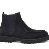 Stivaletto modello beatles in camoscio blu e fondo in gomma leggera 881PHSSBLU 92 ROSSI 