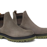 Beatles con elastico bicolore in suede sabbia e fondo in gomma extralight 910PHSBIS 226 ROSSI 