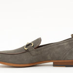 Mocassino con accessorio in camoscio sabbia e fondo in cuoio cucito 8714SILVBIS 1052 ROSSI 