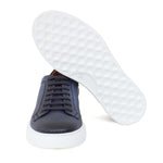 Sneaker in vitello naturale  traforato nel colore navy sfumato e fondo in gomma leggera 326DIXJ 73 ROSSI 