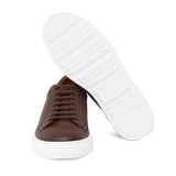 Sneaker traforata in vitello naturale marrone con fondo in gomma leggera 238DCAS 382  UN ROSSI 