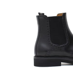 Beatles donna stile inglese in vitello spazzolato nero e fondo in gomma leggera D217PCNE 18 ROSSI 