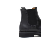 Beatles donna stile inglese in vitello spazzolato nero e fondo in gomma leggera D217PCNE 18 ROSSI 