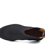 Stivaletto beatles in camoscio rasato blu e fondo in gomma 154PRCRIB 1036 ROSSI 