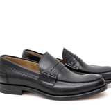 College stile inglese in vitello spazzolato nero con fondo cuoio antiscivolo cucito blake 5940ABNER 227 ROSSI 