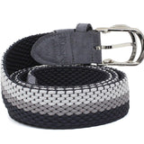 Cintura elasticizzata con fibbia h 35 nikel in tricolore F0305NKGRI 110 ROSSI 