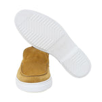 Mocassino in camoscio colore ocra con fondo in gomma leggera 1081SILMOS 1113 ROSSI 