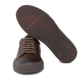Sneakers in vitello naturale anticato marrone con fondo in gomma 643LVCAS 379 ROSSI 