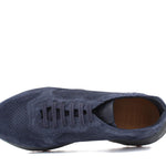 Sneaker  in camoscio traforato colore navy e fondo leggero Vibram 1010FLTZ 1102 ROSSI 