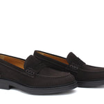 College donna in camoscio color testa di moro e fondo in gomma cucito D201GCRIMOG 33 ROSSI 