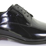 Derby con elastico in vernice blu e fondo cuoio antiscivolo 5828VPBLU 600 ROSSI 
