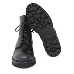 Anfibio donna in vitello nappato nero e fondo in gomma extralight D214PZVNE 37 ROSSI 