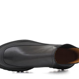 Stivaletto con elastico in bufalo nero e caucciù con fondo gomma leggera 414PBFNE 631 ROSSI 