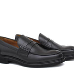 College stile inglese in vitello a pieno fiore nero con fondo gomma leggero 5316GWSERNE 351 ROSSI 