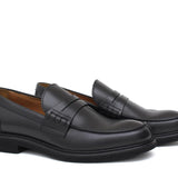 College stile inglese in vitello a pieno fiore nero con fondo gomma leggero 5316GWSERNE 351 ROSSI 