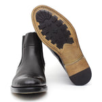 Stivaletto beatles in cervo vegetale nero con fondo in gomma 8304TCNE 996 ROSSI 
