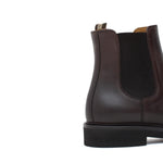 Beatles donna in vitello a pieno fiore marrone sfumato con fondo in gomma leggera D220PSMOC 19 ROSSI 