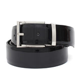 Cinta in vernice nero h 35 con fibbia in nikel F0304NKVN 94 ROSSI 
